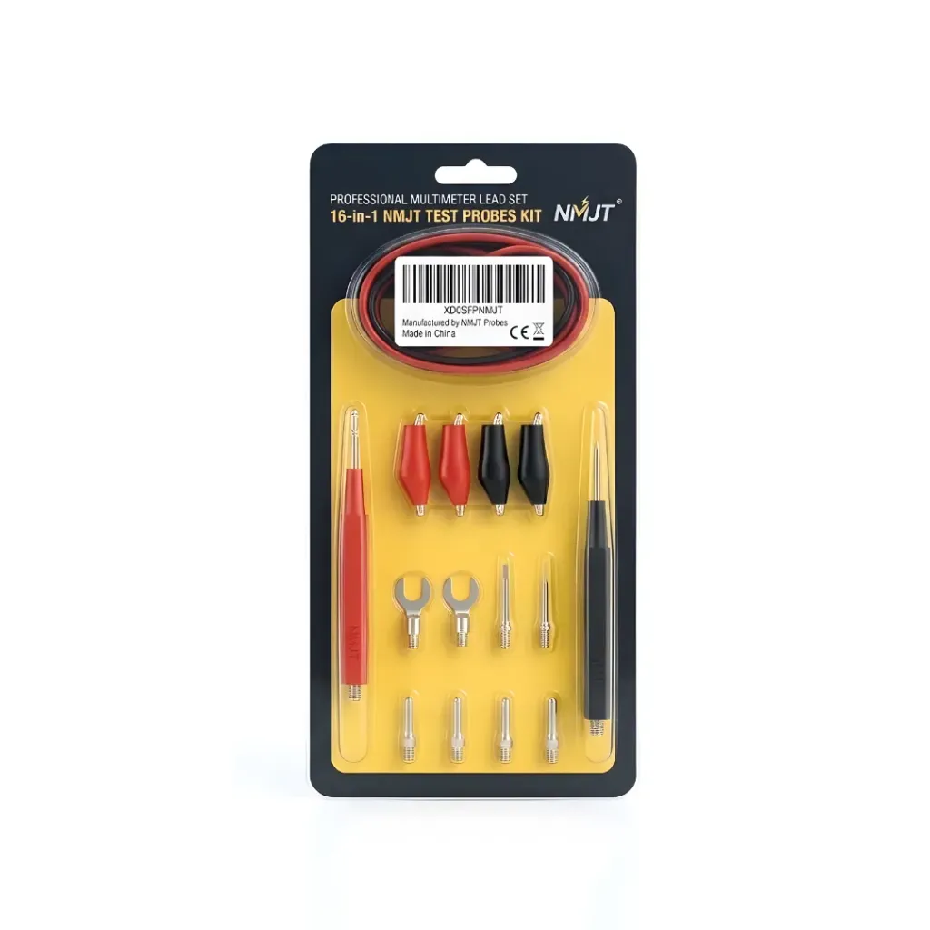 KIT DE CABLES 16 EN 1 PARA TESTER MULTIMETRO NMJT