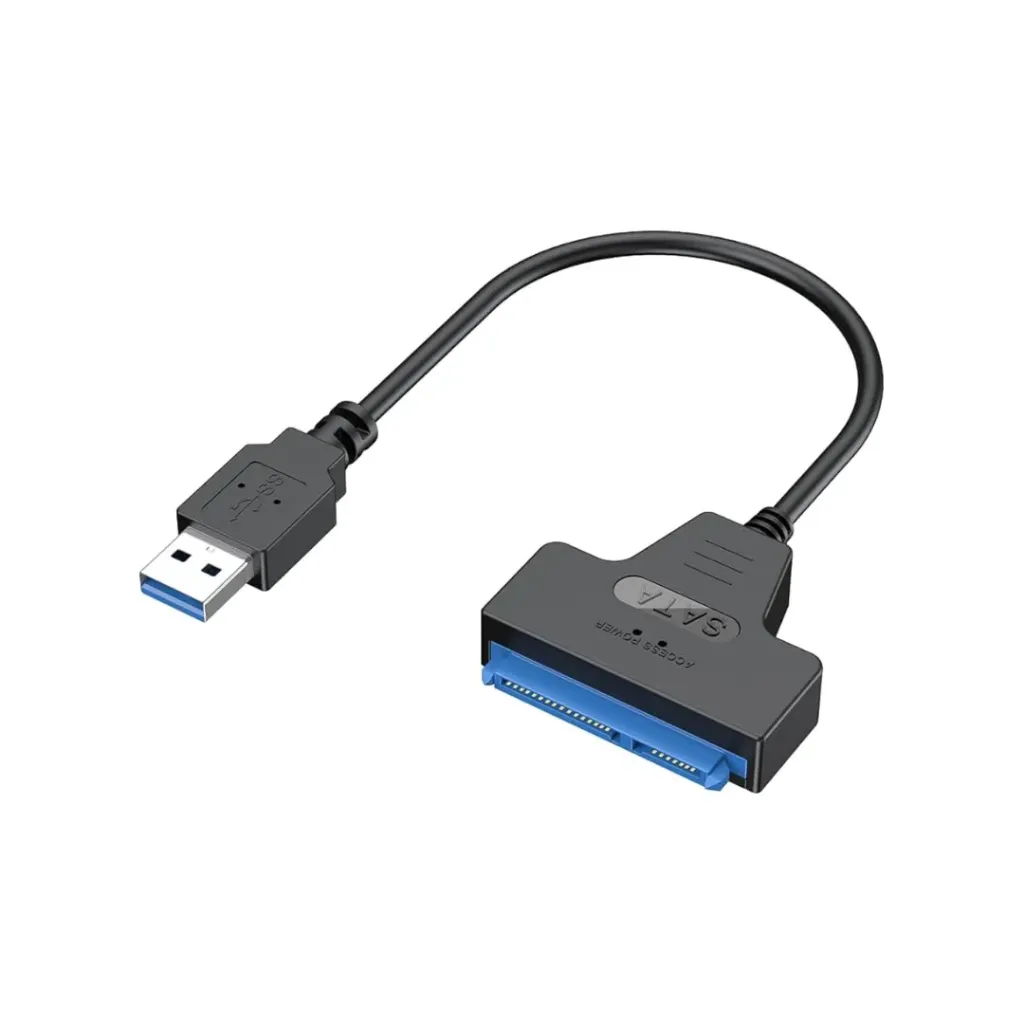 CABLE ADAPTADOR USB 2.0 A SATA CONECTOR ANCHO