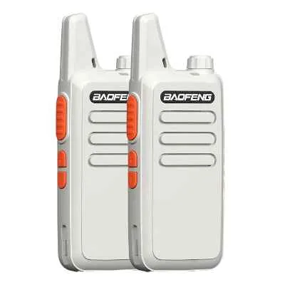 [3341] RADIO BAOFENG MINI DE COLORES T20 CON AUDIFONOS X2 UNIDADES