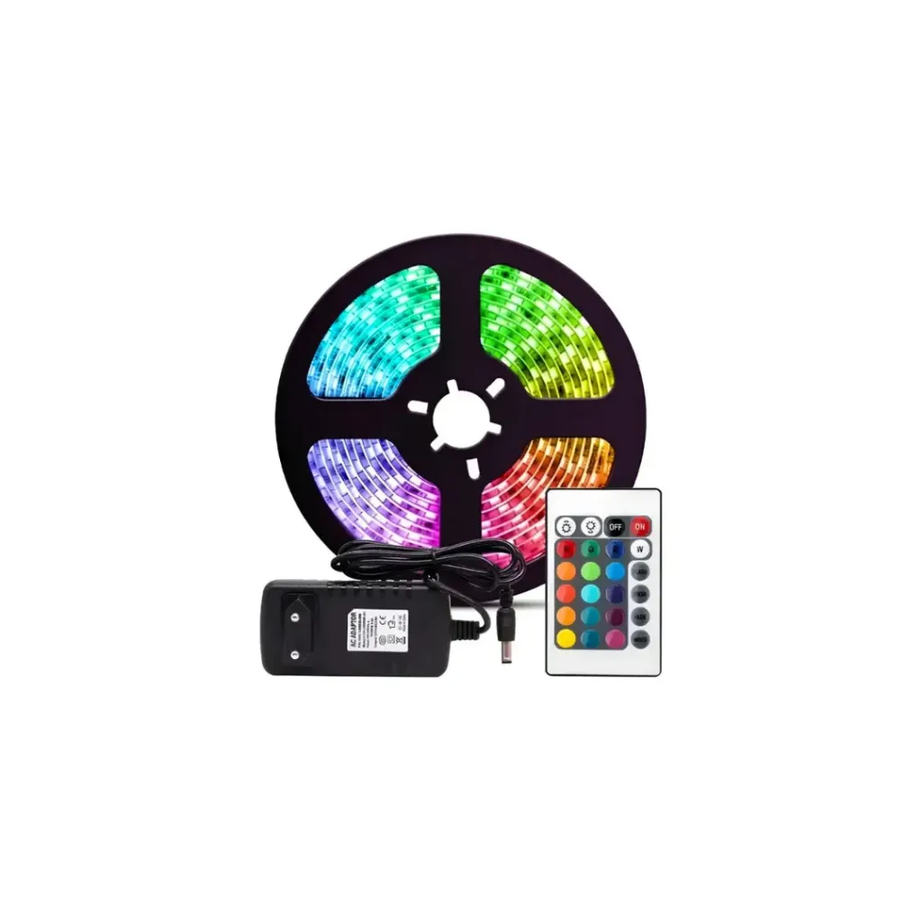 [3441] CINTA DE LUCES LED RGB CON REGULADOR 5 METROS