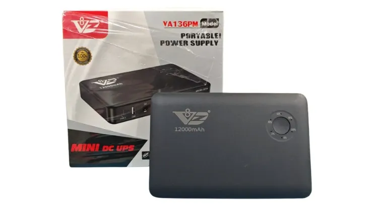 [0544] MINI UPS 12.000MAH 5V 9V 12V USB 18.8W VA136PM