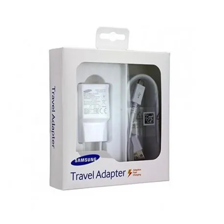 CARGADOR MICRO SAMSUNG 2 AMP CAJA BLANCA