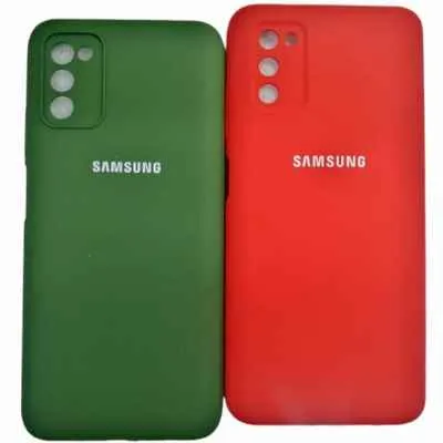FORRO SAMSUNG A03S A02S SILICONE CON HUELLA