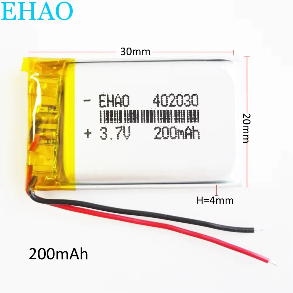 BATERIA AUDIFONO INALAMBRICO 200MAH 3.7V 402030