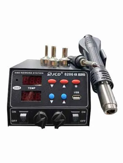 [2227] ESTACION DE CALOR Y CAUTIN JCD 8206 CON USB