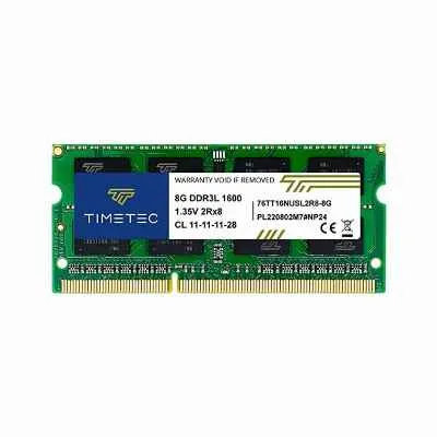 [2367] MEMORIA RAM 8GB DDR3L 1600 X 1 PIEZA LAPTOP TIMITEC