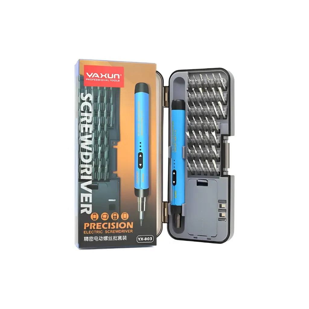 [2528] DESTORNILLADOR ELECTRICO YAXUN YX803 LED 38 PUNTAS
