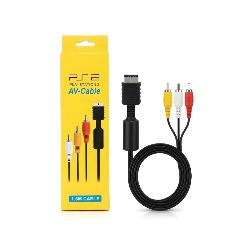 CABLE AV RCA PS2 PS3 PLAY 2 PLAY 3 1.8 METROS