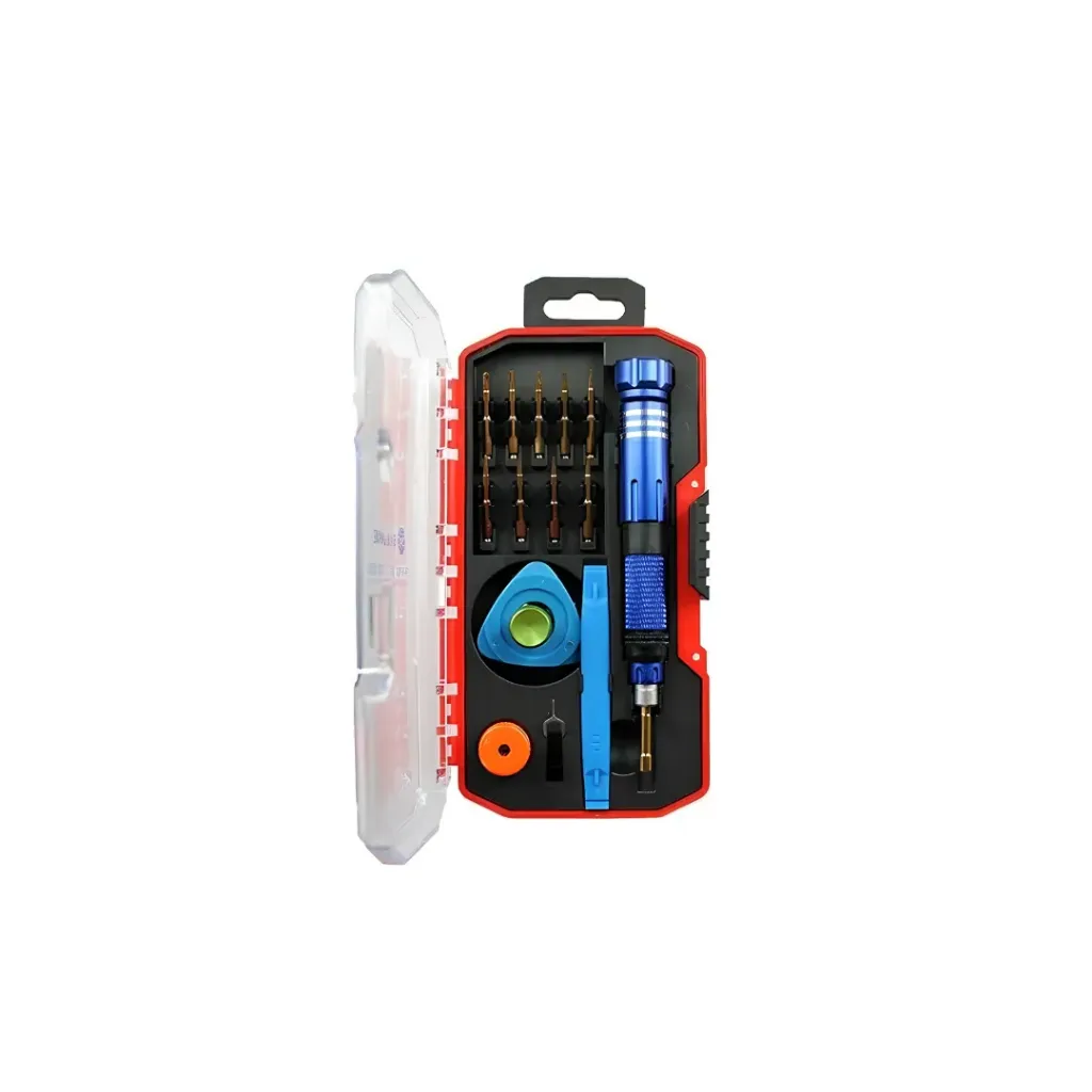 SET DE DESTORNILLADORES PARA IPHONE SUNSHINE 16 EN 1 ALUMINIO SS5102