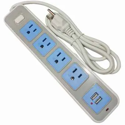 REGLETA 4 TOMAS 2 USB
