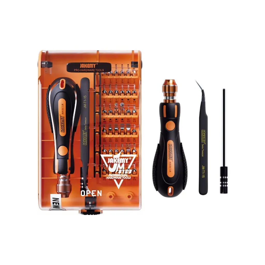SET DE DESTORNILLADORES 43 EN 1 X9JL JAKEMY JM-8153