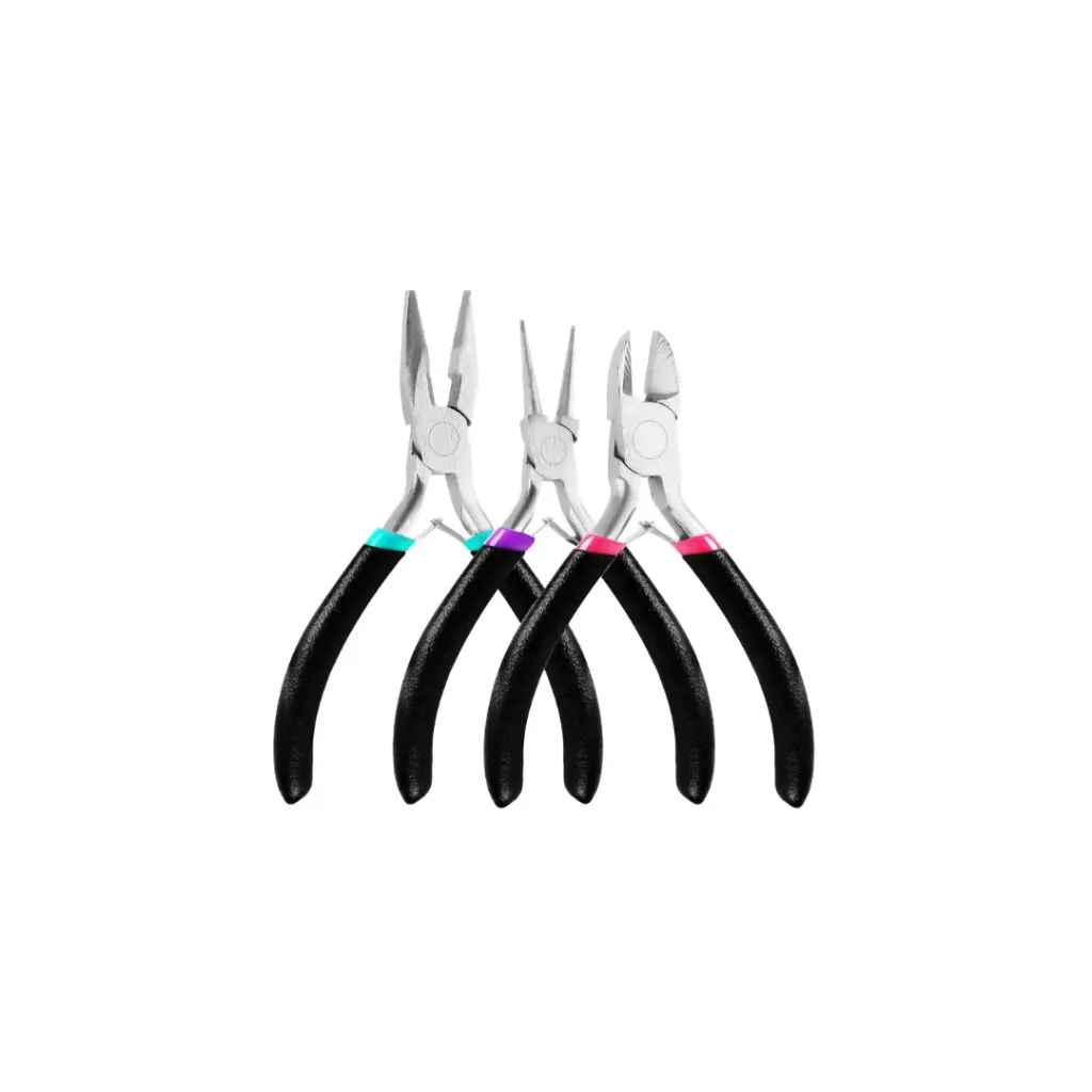 SET DE PIQUETAS ALICATES JEWERLY PLIERS X3 PIEZAS JOYERÍA