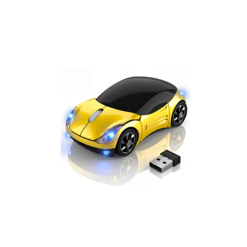 MOUSE INALAMBRICO CARRO DEPORTIVO COLORES
