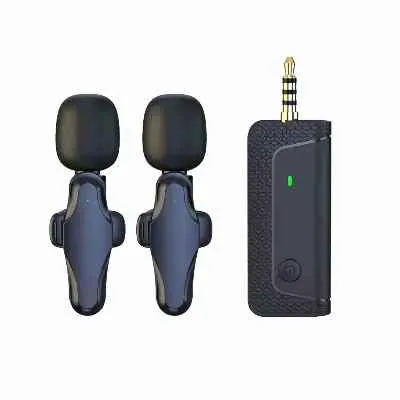 [3090] MICROFONO INALAMBRICO K35 PRO plug 3.5 UNIVERSAL 2 PIEZAS