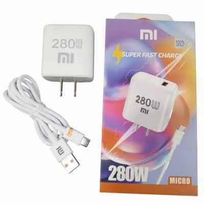 CARGADOR XIAOMI MI TIPO C 280W SUPER FAST CHARGER CAJA PEQUEÑA