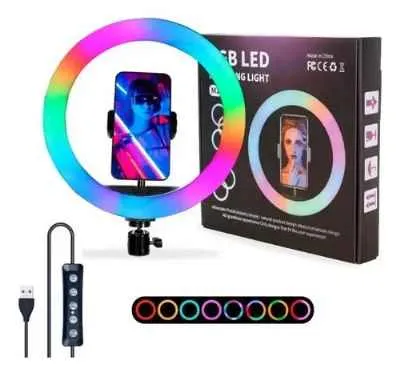 ARO DE SELFIE RGB 10 PULGADAS MJ26