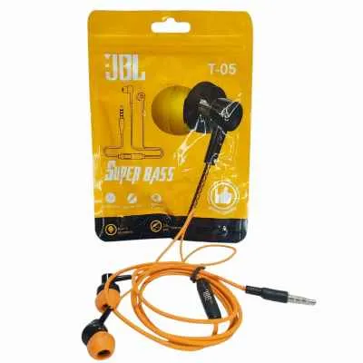 AUDIFONO MANOS LIBRES JBL T05 SUPER BASS