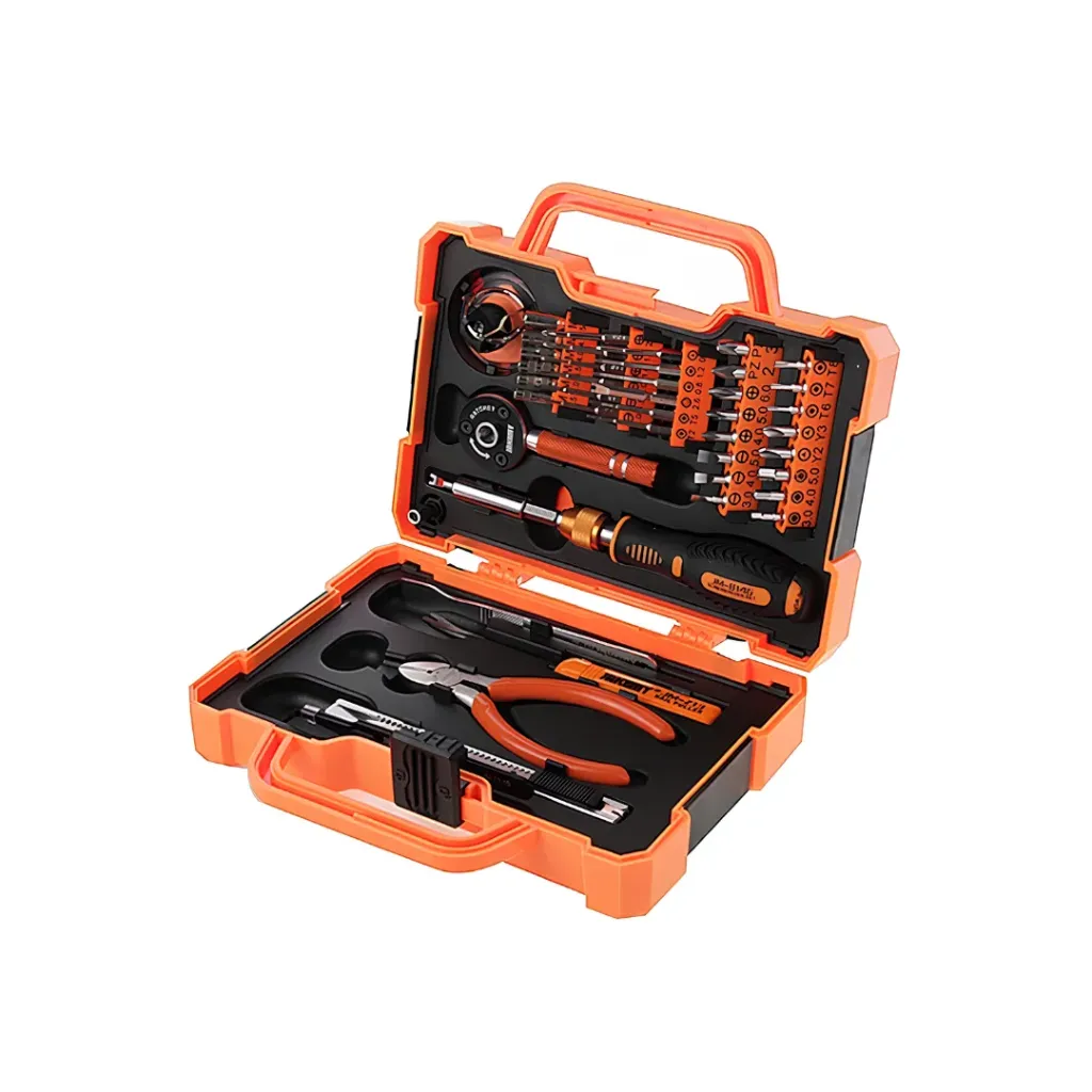 SET DE HERRAMIENTAS 47 EN 1 MALETIN NARANJA JAKEMY JM-8146