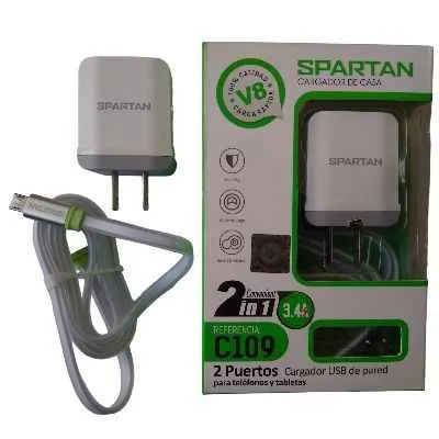 [1103] CARGADOR SPARTAN MICRO 3.4AMP C109