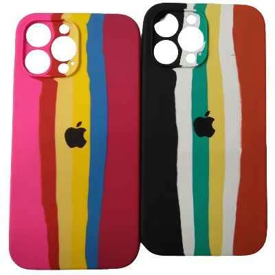 [1496] FORRO IPHONE 13 PRO ARCOIRIS