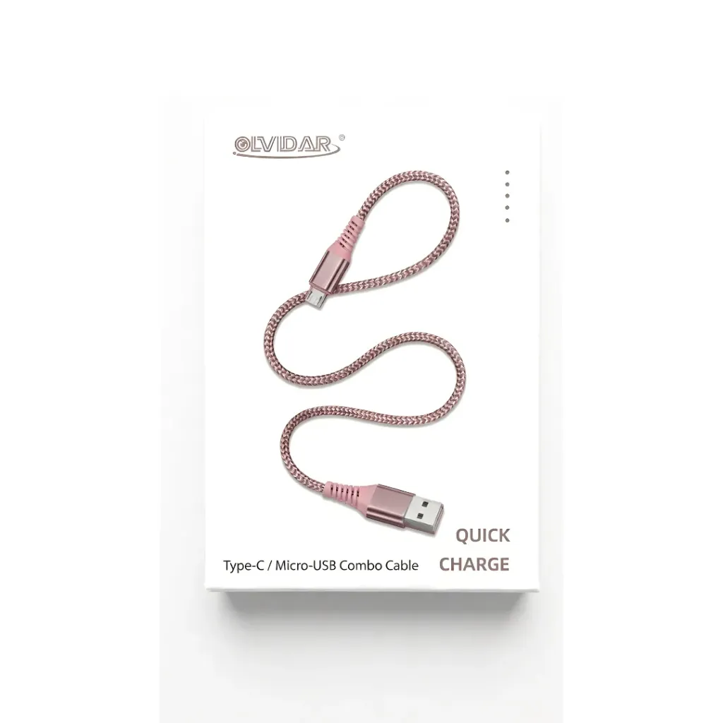 CABLE MICRO OLVIDAR ROSADO