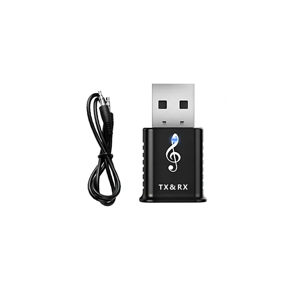BLUETOOTH PARA AUTO USB 2 EN 1 CON CABLE PLUG 3.5