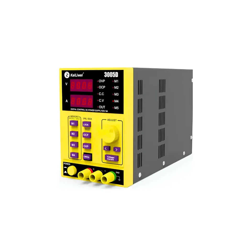 [2062] FUENTE DE PODER ALIMENTACIÓN KAILIWEI 3005D 5AMP 30V 110V CON MEMORIA