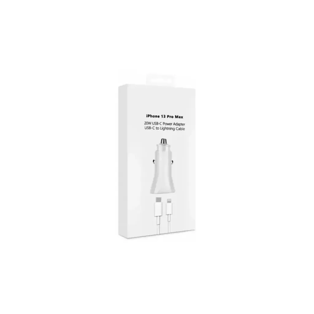 [2170] CARGADOR IPHONE PARA CARRO 2 EN 1 20W TIPO C
