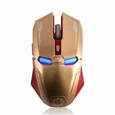 [2393] MOUSE PC INALAMBRICO IRON MAN 5 BOTONES