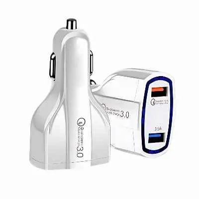 [2590] CARGADOR PLUGIN 3AMP TIPO C 2 USB