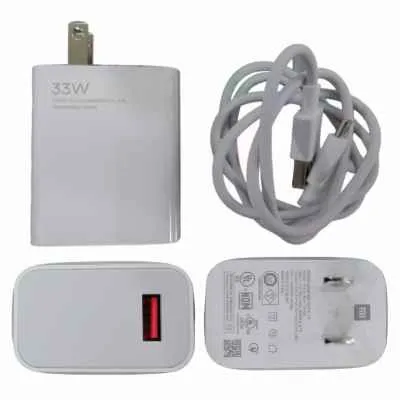 CARGADOR XIAOMI TIPO C 33 WATS MDY11EX