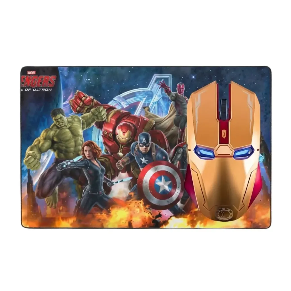 [2819] MOUSE AVENGERS CON PAD MOUSE IRON MAN