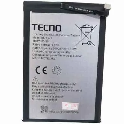 BATERIA TECNO CAMON 17 PRO CAMON 18 CAMON 18P SPARK 8 PRO SPARK 9 PRO SPARK 20 20 PRO 30 PRO BL49JT