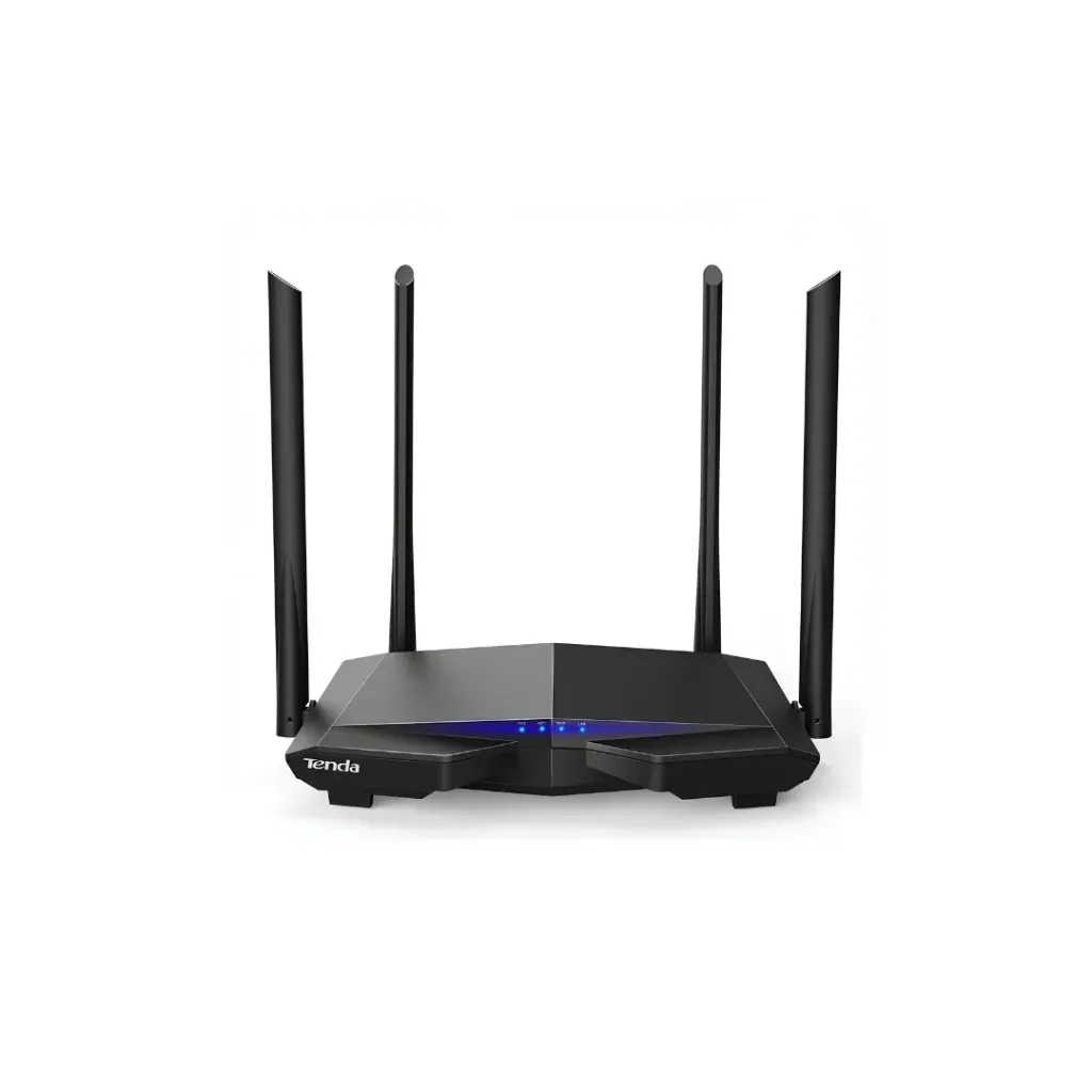 ROUTER DOBLE BANDA TENDA AC6 AC1200 4 ANTENAS