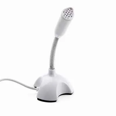 [3087] MICROFONO PC BLANCO