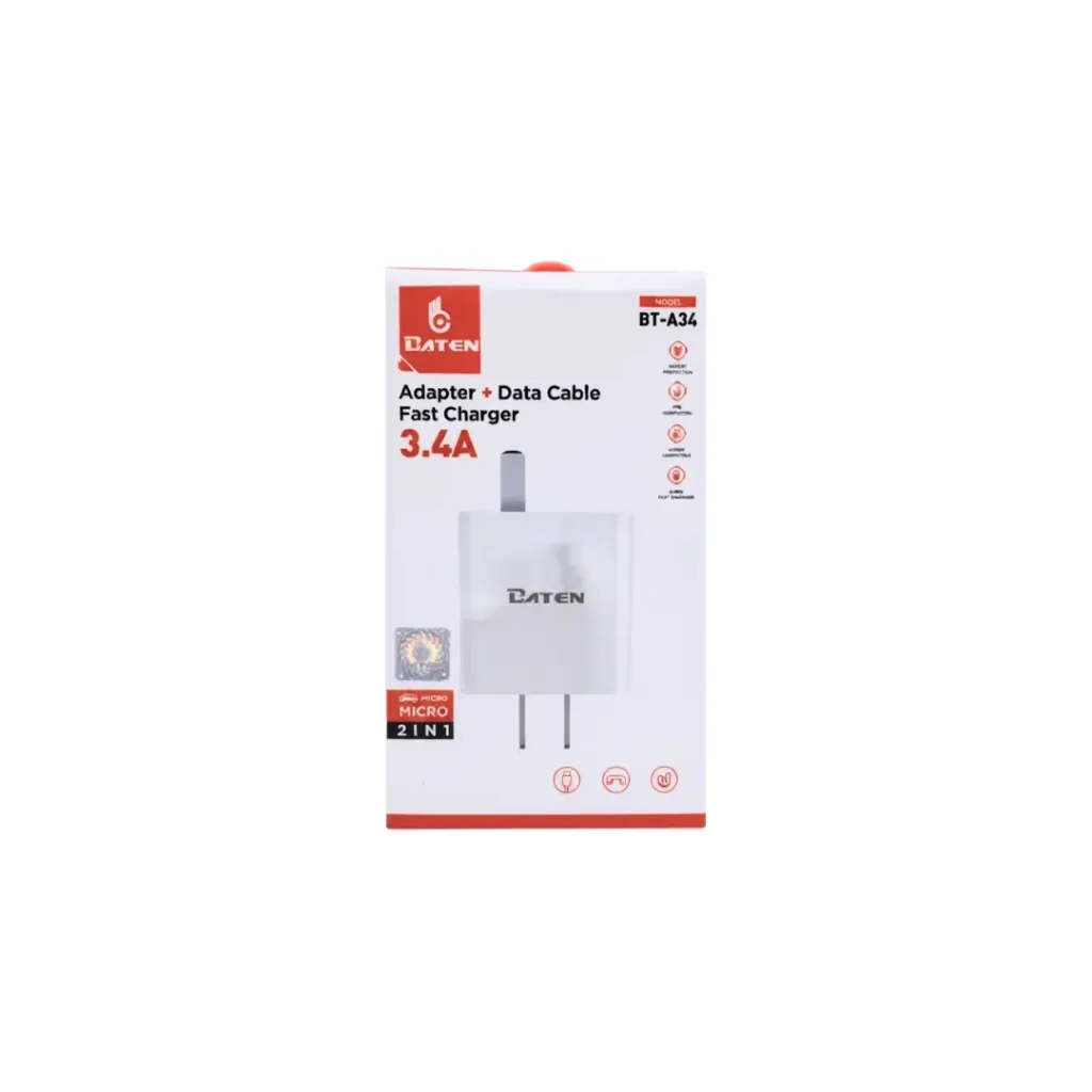 CARGADOR TIPO C BATEN A34 3.4A 33W