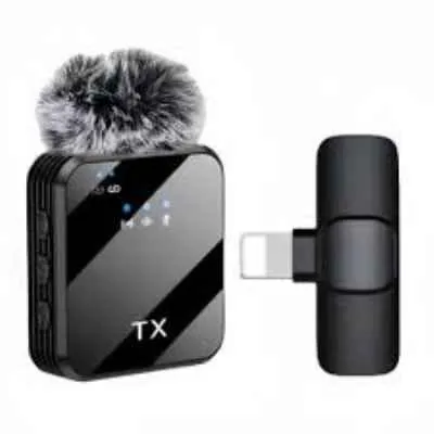 [3501] MICROFONO INALAMBRICO SOLAPA TIPO C / IPHONE / PLUG 3.5MM