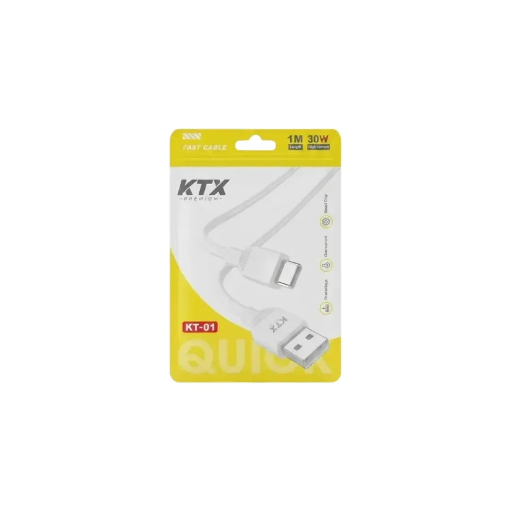 CABLE TIPO C BOLSITA KTX KT01