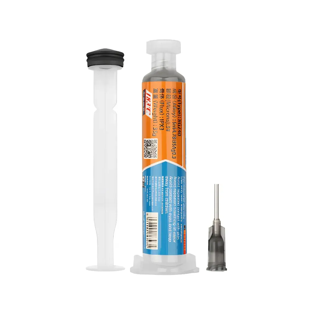 [3545] ESTAÑO EN PASTA PARA SOLDAR 35G 183 GRADOS MARCA MECHANIC JERINGA