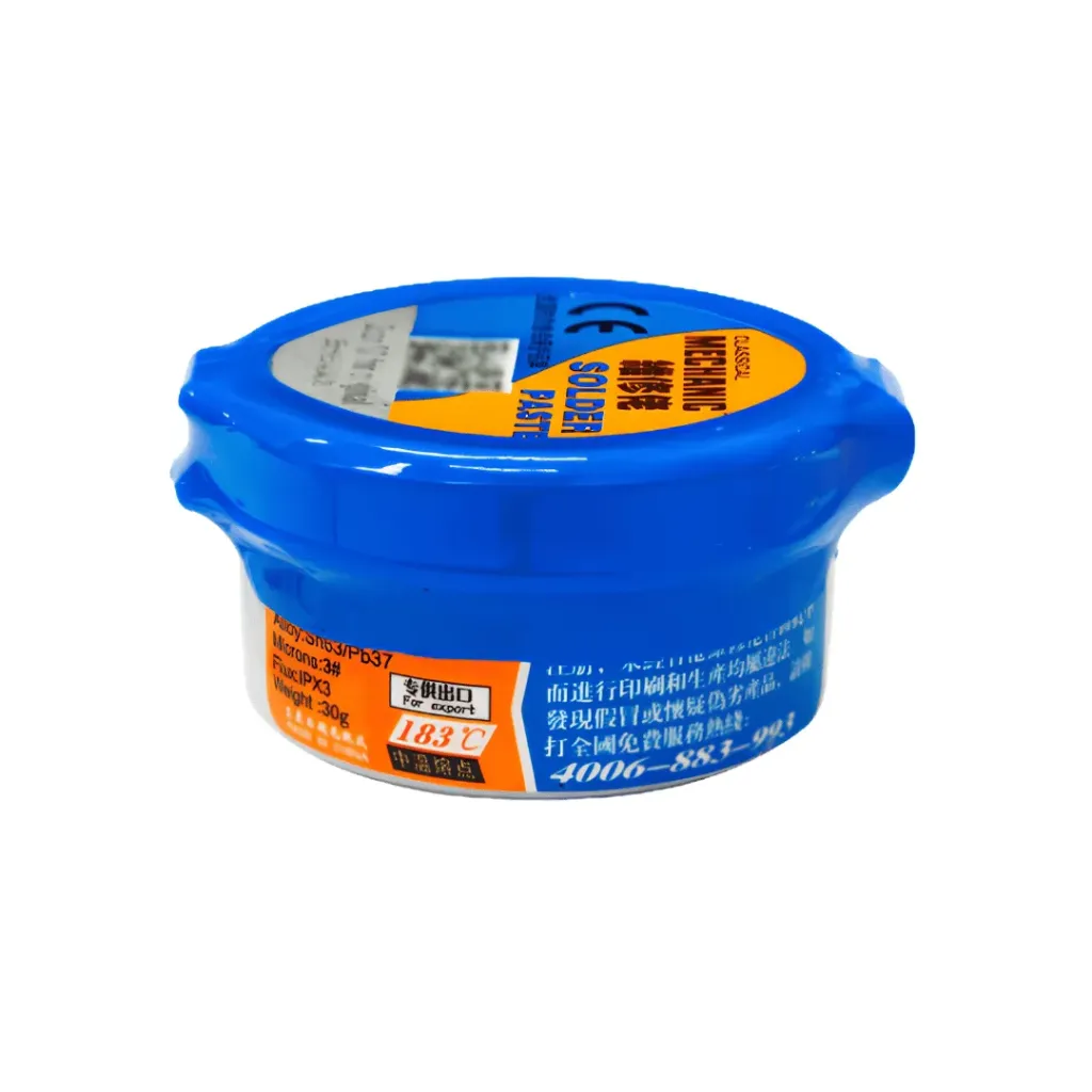 [3551] ESTAÑO EN PASTA PARA SOLDAR XG40 30 GRAMOS 183 GRADOS MECHANIC