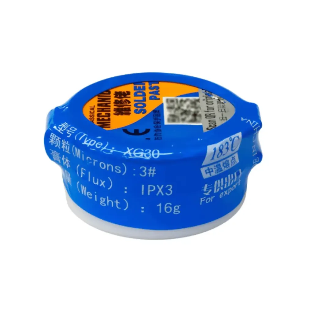 [3544] ESTAÑO EN PASTA PARA SOLDAR XG30 20G 183 GRADOS MECHANIC