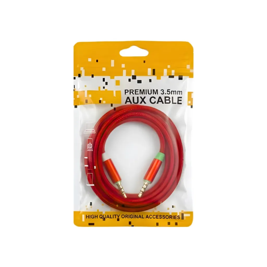 CABLE AUXILIAR PLUG 3.5MM 2 METROS