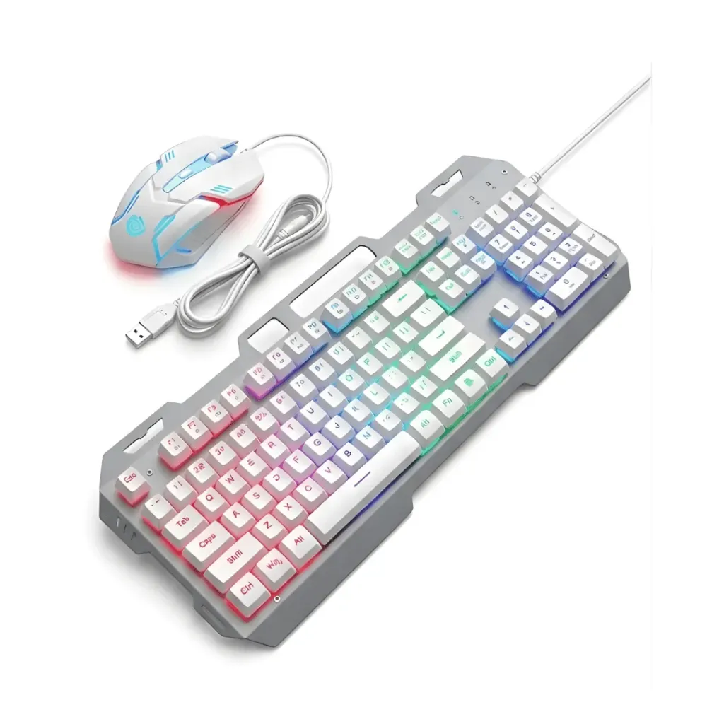 COMBO TECLADO CON MOUSE GAMER RGB KM520