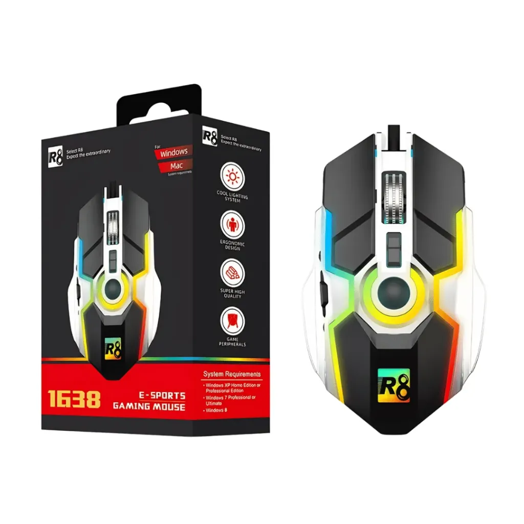 MOUSE GAMER R8 1638