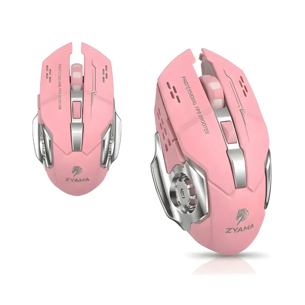 MOUSE INALAMBRICO ZYAMA CM03 6 BOTONES RECARGABLE