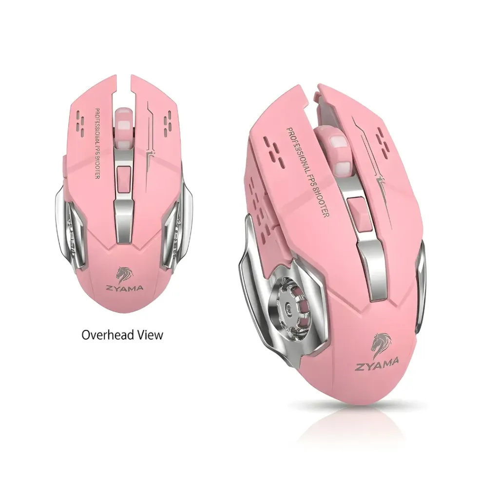[3641] MOUSE INALAMBRICO ZYAMA CM03 6 BOTONES RECARGABLE