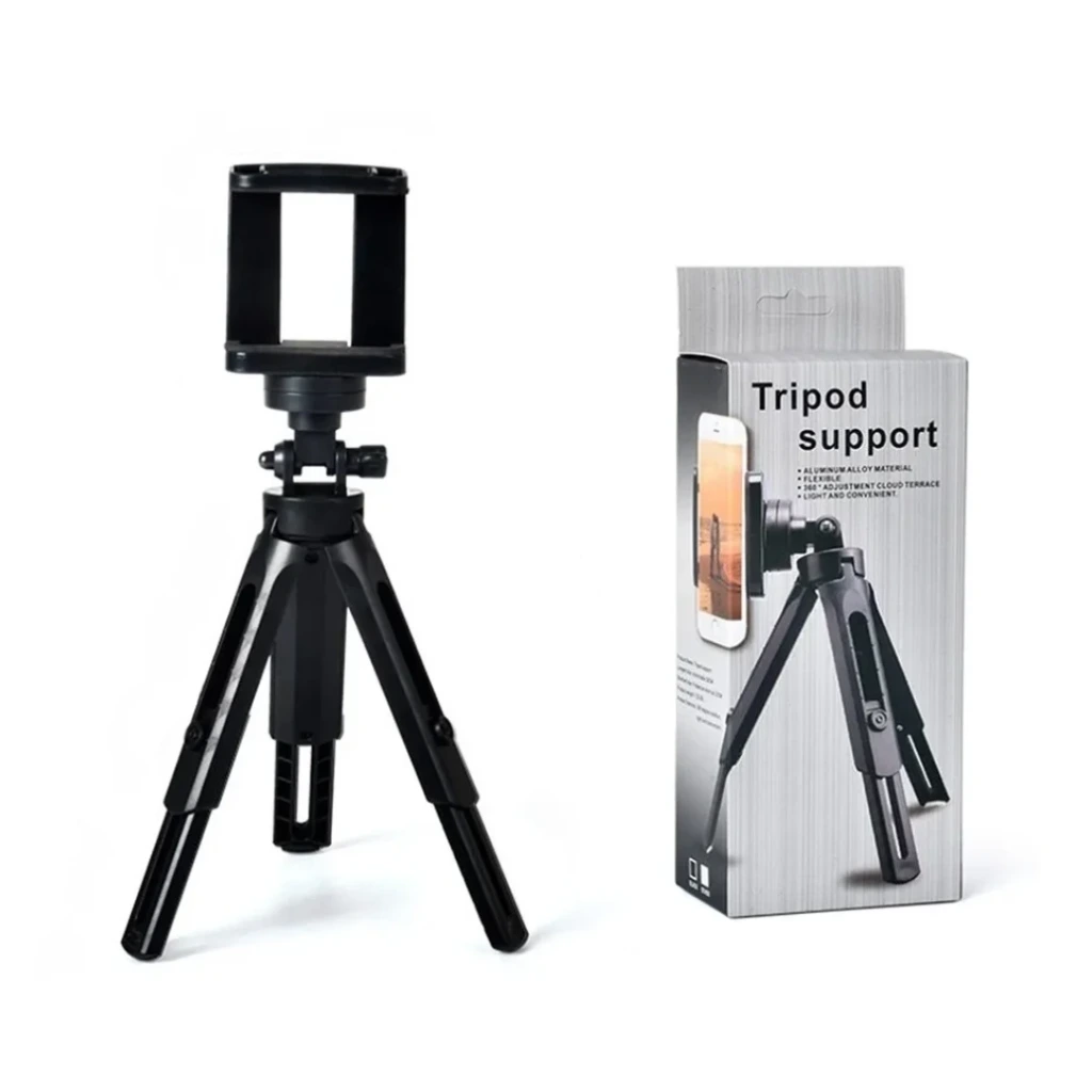 TRÍPODE PORTA CELULAR 360 DE ESCRITORIO