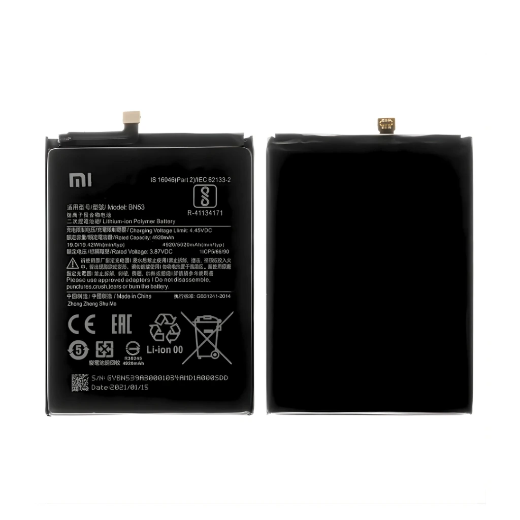 [3728] BATERIA XIAOMI NOTE 9 PRO NOTE 9S NOTE 10 PRO NOTE 9 PRO MAX POCO M2 PRO BN53