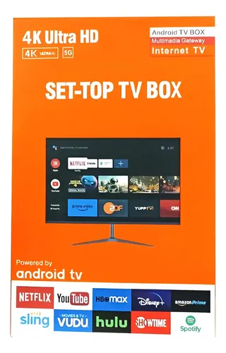 [3817] TV BOX SET TOP 2GB 32GB 4K ULTRA HD NARANJA