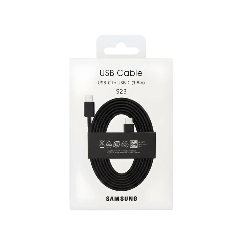 [3818] CABLE SAMSUNG S23 TIPO C A TIPO C USB-C A USB-C 1.8 MTS
